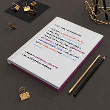 Load image into Gallery viewer, "Strut-Firmation" Hardcover Journal