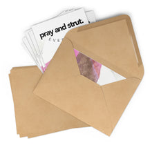 Load image into Gallery viewer, "Pray and Strut Everyday" Greeting Cards (7 pcs)