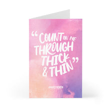 Load image into Gallery viewer, "COUNT ON ME" Greeting Cards (7 pcs)