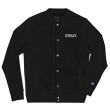 Load image into Gallery viewer, "Strut" Embroidered Champion Bomber Jacket