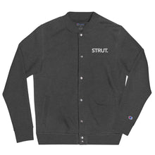 Load image into Gallery viewer, "Strut" Embroidered Champion Bomber Jacket