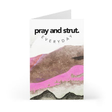 Load image into Gallery viewer, "Pray and Strut Everyday" Greeting Cards (7 pcs)