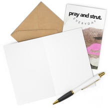 Load image into Gallery viewer, &quot;Pray and Strut Everyday&quot; Greeting Cards (7 pcs)
