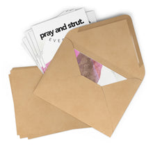 Load image into Gallery viewer, &quot;Pray and Strut Everyday&quot; Greeting Cards (7 pcs)

